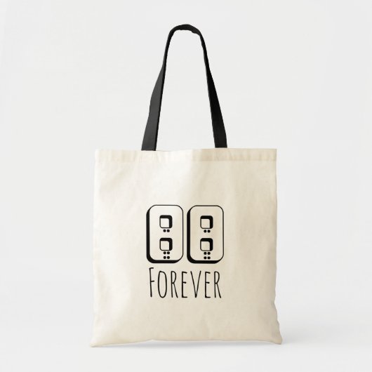 88 Forever Tote Bag Tragetasche (Vorne)