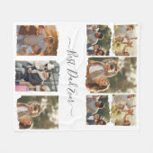 88 Foto Moderne Elegante Collage Family Liebe Fleecedecke (Vorderseite (Horizontal))