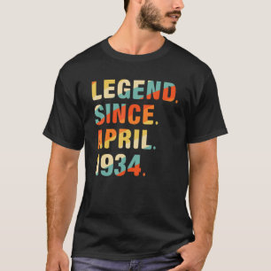 88. Geburtstag 88 Jahre alte Legende seit April 19 T-Shirt