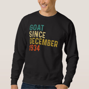 88. Geburtstag 88 Jahre alte Ziege Seit Dezember 1 Sweatshirt