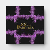 88. Geburtstag Fotoplatte (Vorderseite)