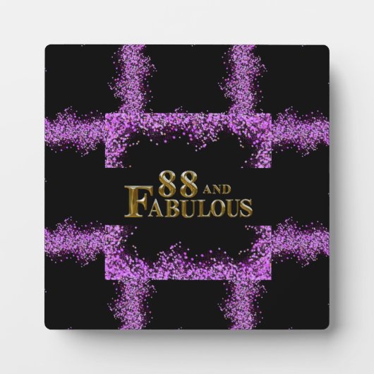 88. Geburtstag Fotoplatte (Vorderseite)