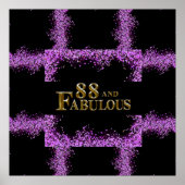 88. Geburtstag Poster (Vorne)