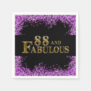 88. Geburtstag  Serviette