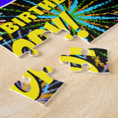 88. Geburtstag: Spaß, bunte feierliche Feuerwerke Puzzle (Seite)