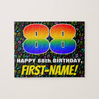 88. Geburtstag — Spaß, farbenfrohe Musiksymbole & 