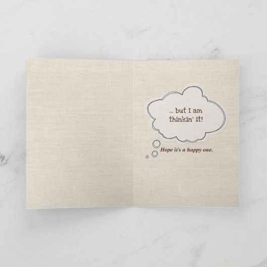 88. Geburtstagsziege Karte (Innenseite)