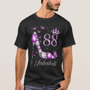 88 Jahre alt & fabelhaft 88. Geburtstag High Heel  T-Shirt