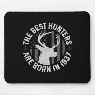 88 Jahre alte Hirschjägerjagd 1937 88. Geburtstag Mousepad