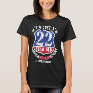 88 Jahre Altes Leap Jahr Geburtstag 22 Funny Men F T-Shirt