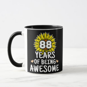 88 Jahre Awesome 88. Geburtstag 88 Jahre Tasse