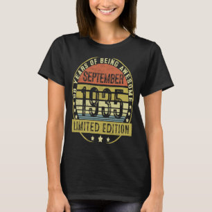 88 Jahre Vintager September 1935 88. Geburtstag T-Shirt