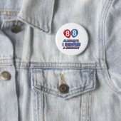 88. jährige Geburtstagsentwürfe Button (Beispiel)