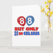 88. Lebensjahr Karte (Gelbe Blume)