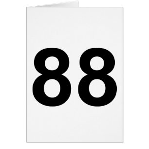 88 - Nummer achtundachtzig