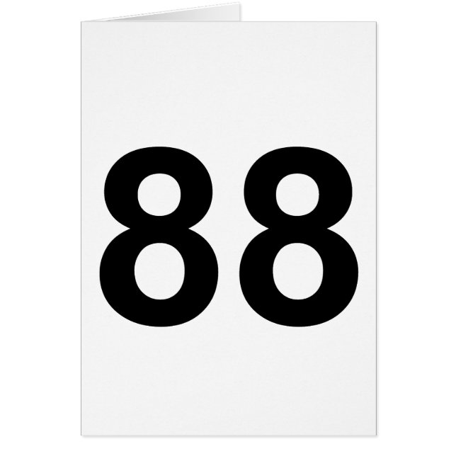 88 - Nummer achtundachtzig (Vorne)