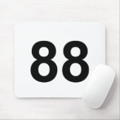 88 - Nummer achtundachtzig Mousepad (Mit Mouse)