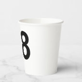 88 - Nummer achtundachtzig Pappbecher (Links)