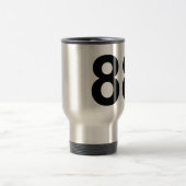 88 - Nummer achtundachtzig Reisebecher (Mittel)