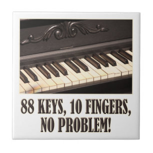 88 Schlüssel, 10 Finger, kein Problem! Fliese