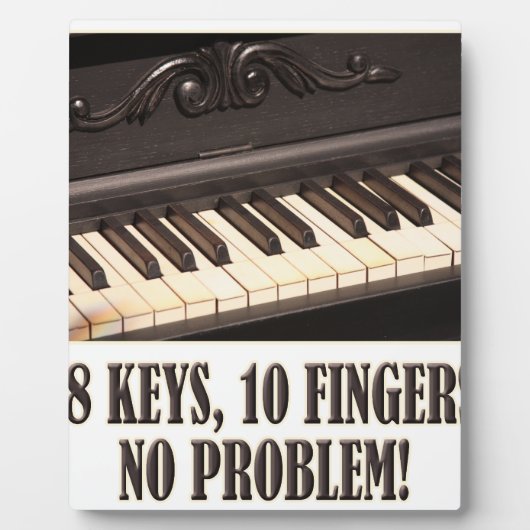 88 Schlüssel, 10 Finger, kein Problem! Fotoplatte (Vorderseite)