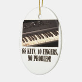 88 Schlüssel, 10 Finger, kein Problem! Keramikornament (Links)