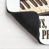 88 Schlüssel, 10 Finger, kein Problem! Mousepad (Ecke)