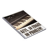 88 Schlüssel, 10 Finger, kein Problem! Notizblock (Rechte Seite)