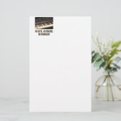 88 Schlüssel Briefpapier (Stehend Vorderseite)