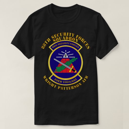 88. Security Squadron Wright Pat AFB T-Shirt (Design vorne)