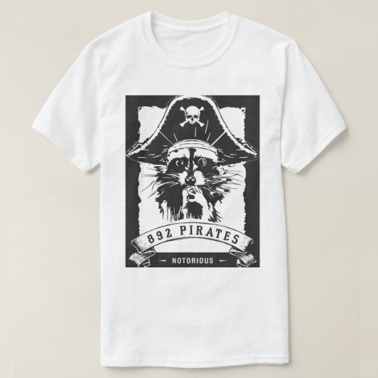 892 Racoon Pirate T-Shirt (Design vorne)