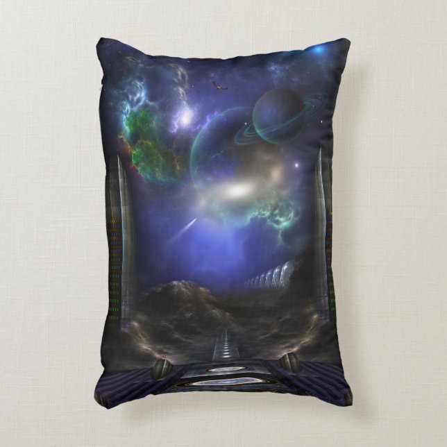 89-123-A9p2 Arsairian 7 Reporting Accent Pillow Zierkissen (Vorderseite(Vertikal))