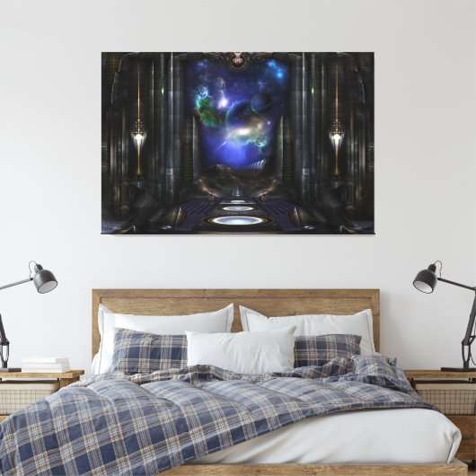 89-123-A9p2 Arsairian 7 Reporting Canvas Print Leinwanddruck (Insitu (Schlafzimmer))