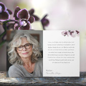 89 & Fabulous Orchid Photo Birthday Greeting Card Karte
