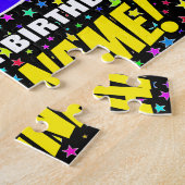 89. Geburtstag — Spaß, farbenfrohe Sternenweltenmu Puzzle (Seite)