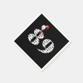 89. Geburtstagsballons Serviette (Ecke)