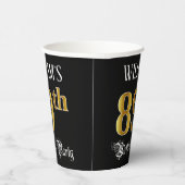 89. Geburtstagsparty - Extravagantes Drehbuch, Imi Pappbecher (Rechts)