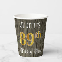 89. Geburtstagsparty - Imitate Gold & Imitate Wood