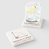 89 Grad Winkel lustige Mathematik Perfektionist g Steinuntersetzer (Seitenansicht)