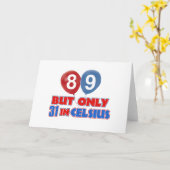 89. Jahrgeburtstagsentwürfe Karte (Gelbe Blume)