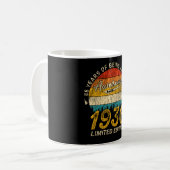 89-jähriger Tag 1936 Phantastisches 89. Geburtstag Kaffeetasse (Vorderseite Links)