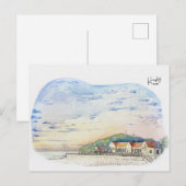 89: New Castle Strand Postkarte (Vorne/Hinten)