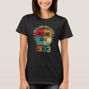 89 Phantastisch Seit September 1933 Vintag 89. T-Shirt