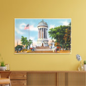 89. St & Riverside Drive Soldiers' Leinwanddruck (Insitu (Wohnzimmer))