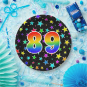 89. Veranstaltung: Bold, Fun, Colorful Rainbow 89 Pappteller (Party)