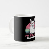 89th Birthday Llamazing Llama 89 Year Old Birthday Kaffeetasse (Vorderseite Links)