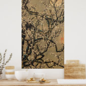 8. 梅 晧 月, 若 花 Mond- und Pflaumenblüten 図 Jakuchū Poster (Küche)