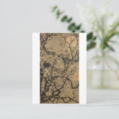 8. 梅 花 晧 図, 若 冲 Mond und Pflaumenblüten, Jakuchū Postkarte (Stehend Vorderseite)