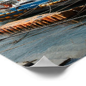 8×10 Udo Fischerboote Südkorea Fotodruck Poster (Ecke)
