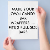 8.1/2 X 11 KANDY-BAR-WRAPPER FLYER (Hand)